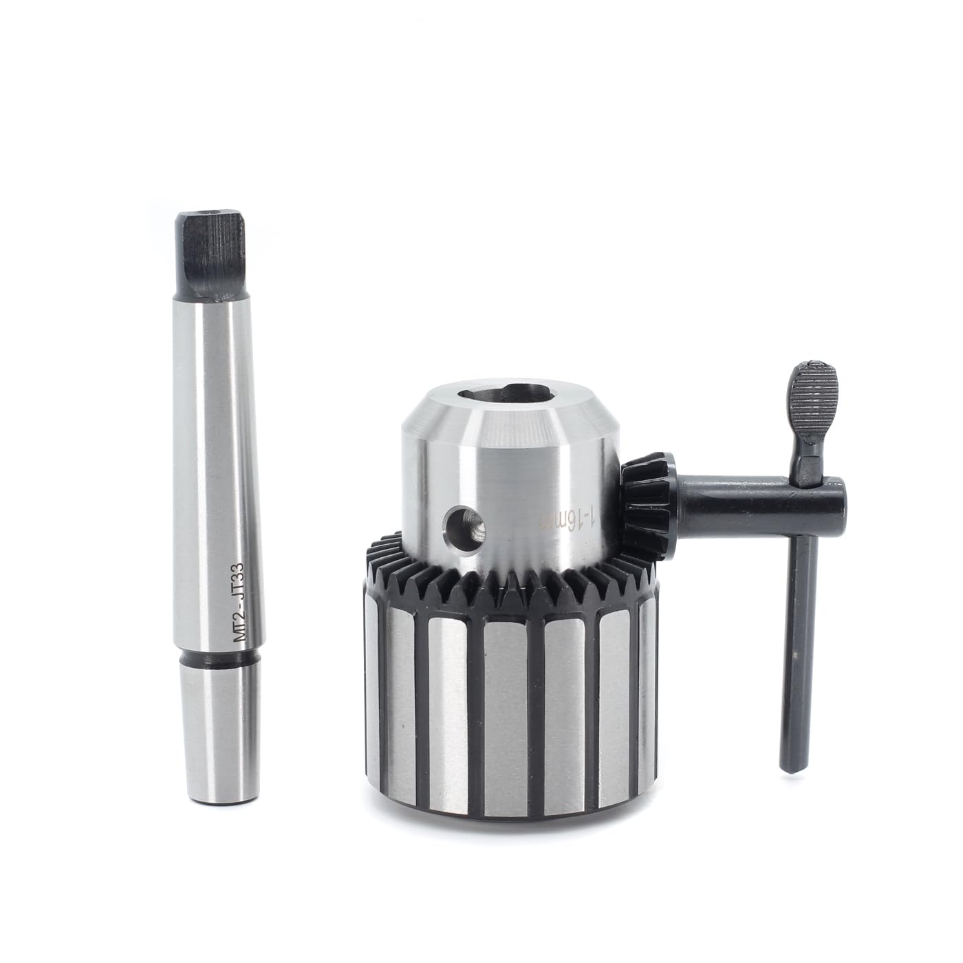 Drill Chuck JESTUOUS JT33 Key Type 5/8 Inch(1-16mm) with MT2 Morse